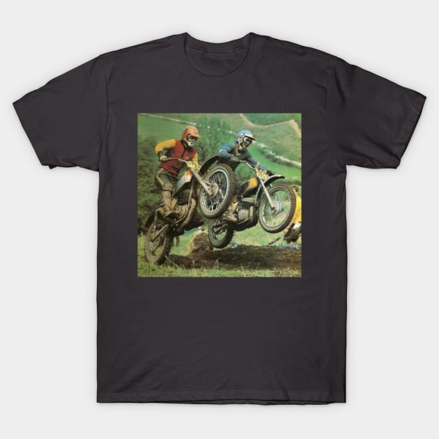 Vintage Motocross 2 T-Shirt by TommySniderArt